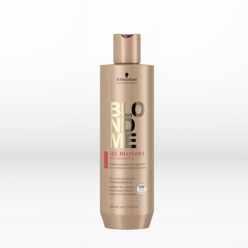 Schwarzkopf Professional BlondMe All Blondes Rich Shampoo 300ml (Για χονδρά μαλλιά)