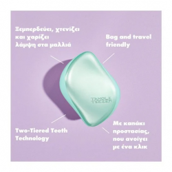 Tangle Teezer Compact Styler Teal Matte Chrome (βούρτσα μαλλιών)