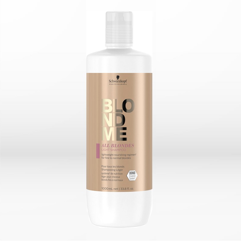 Schwarzkopf Professional BlondMe All Blondes Light Shampoo 1000ml (Για λεπτά μαλλιά)