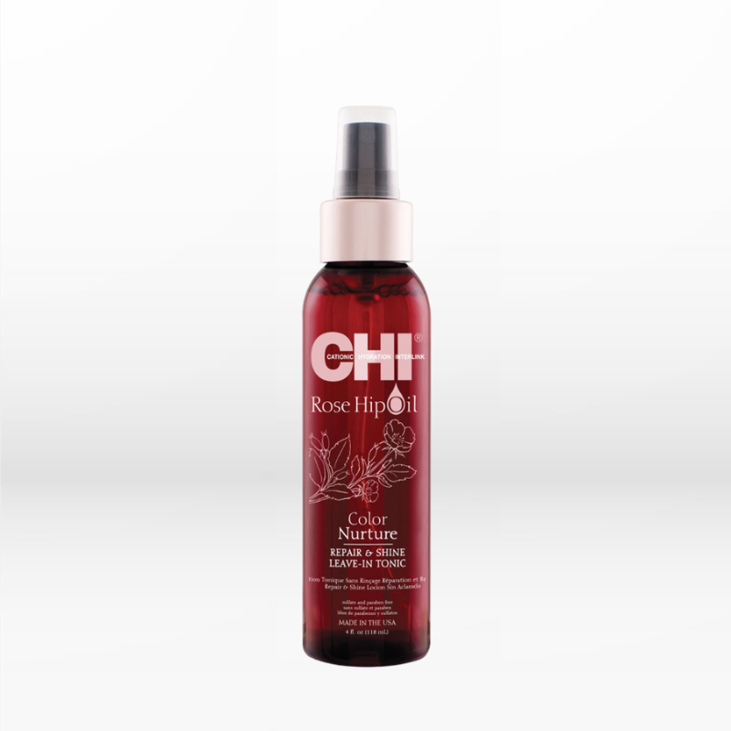 Chi Rose Hip Oil Color Nuture Repair & Shine Leave-in Tonic 118ml