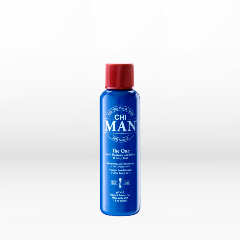 CHI Man The One 3 in 1 Shampoo, Conditioner & Body Wash 30ml