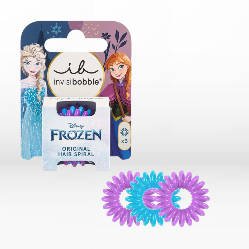 Invisibobble Kids Original Disney Frozen Λαστιχάκια Μαλλιών (3 τεμάχια)