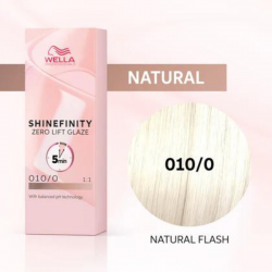 Wella Professionals Shinefinity Zero Lift Glaze 010/0 Base Natural Flash 60ml