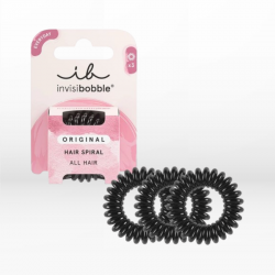 Invisibobble Original True Black Λαστιχάκια Μαλλιών (3 τεμάχια)