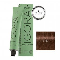 Schwarzkopf Professional Igora Zero AMM 6-68 Ξανθό Σκούρο Μαρόν Κόκκινο 60ml