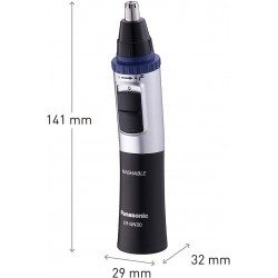 Panasonic ER-GN30 -K Washable Nose & Facial Hair Trimmer