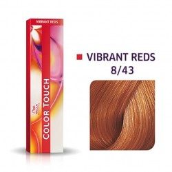 Wella Professionals Color Touch Vibrant Reds 8/43 Ξανθό Ανοιχτό Κόκκινο Χρυσό 60ml