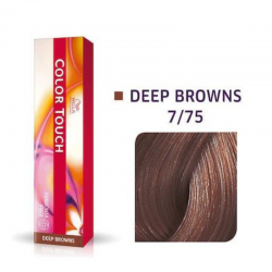 Wella Professionals Color Touch Deep Browns 7/75 Ξανθό Καφέ Μαονί 60ml