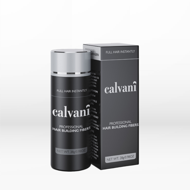 Calvani Professional Hair Building Fibers Grey (Γκρι) 28g