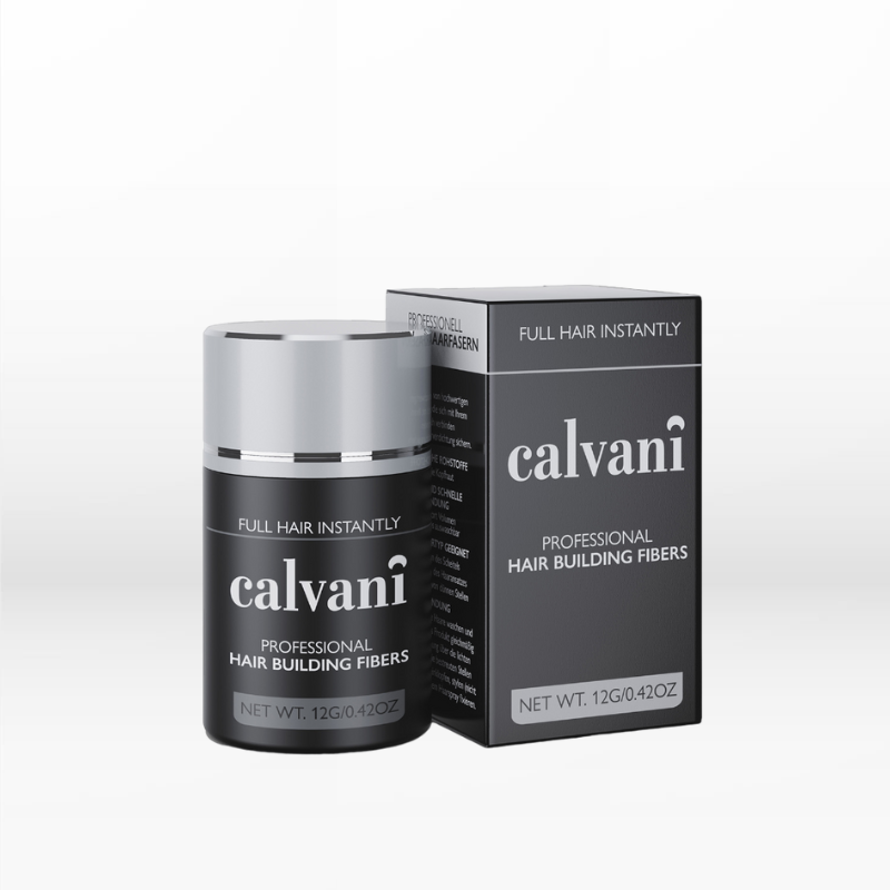 Calvani Professional Hair Building Fibers Black 12g