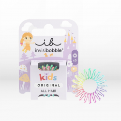 Invisibobble For Kids Limited Pouch Gift Set Teddy Bear (Sprunchie Duo & Magic Rainbow)