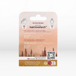 Invisibobble Kids Red Nose Reindeer Λαστιχάκια Μαλλιών (4 τεμάχια)