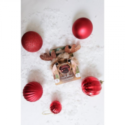 Invisibobble Kids Red Nose Reindeer Λαστιχάκια Μαλλιών (4 τεμάχια)