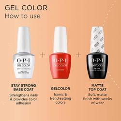 OPI Gel Color Stay Matte Top Coat 15ml (GC004)