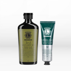 Lavish Care Men's Duo (3 in 1 Shampoo Beard, Hair & Body Wash 300ml & Beard Balm 100ml) ΔΩΡΟ Νεσεσέρ