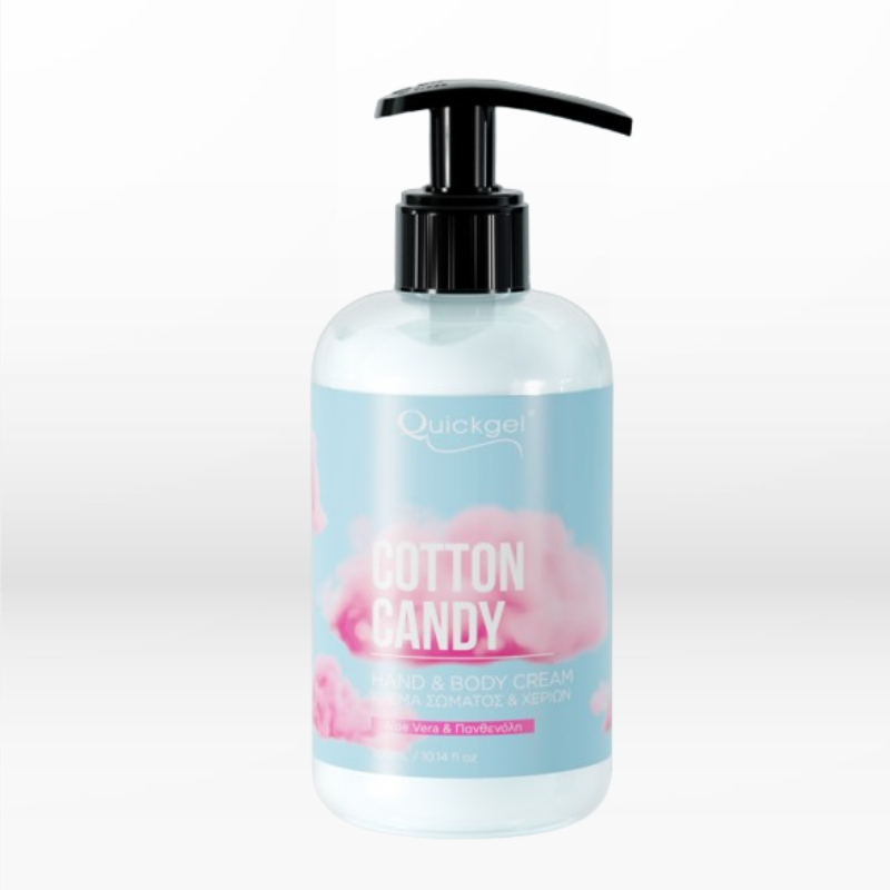 Quickgel Cotton Candy Hand & Body Cream 300ml