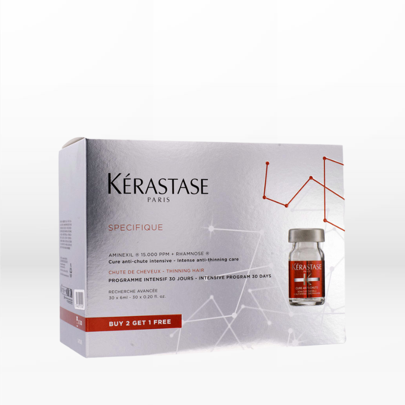 Kérastase Spécifique Aminexil Cure Anti Chute Intensive Box Για Τριχόπτωση 30x6ml