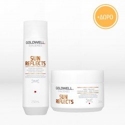 Goldwell Dualsenses Sun Reflects Set (After-Sun Shampoo 250ml, Mask 200ml) ΔΩΡΟ Νεσεσέρ