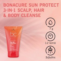 Schwarzkopf Professional BC Bonacure Sun Protect 3-in-1 Scalp, Hair & Body Cleanse Coconut 200ml