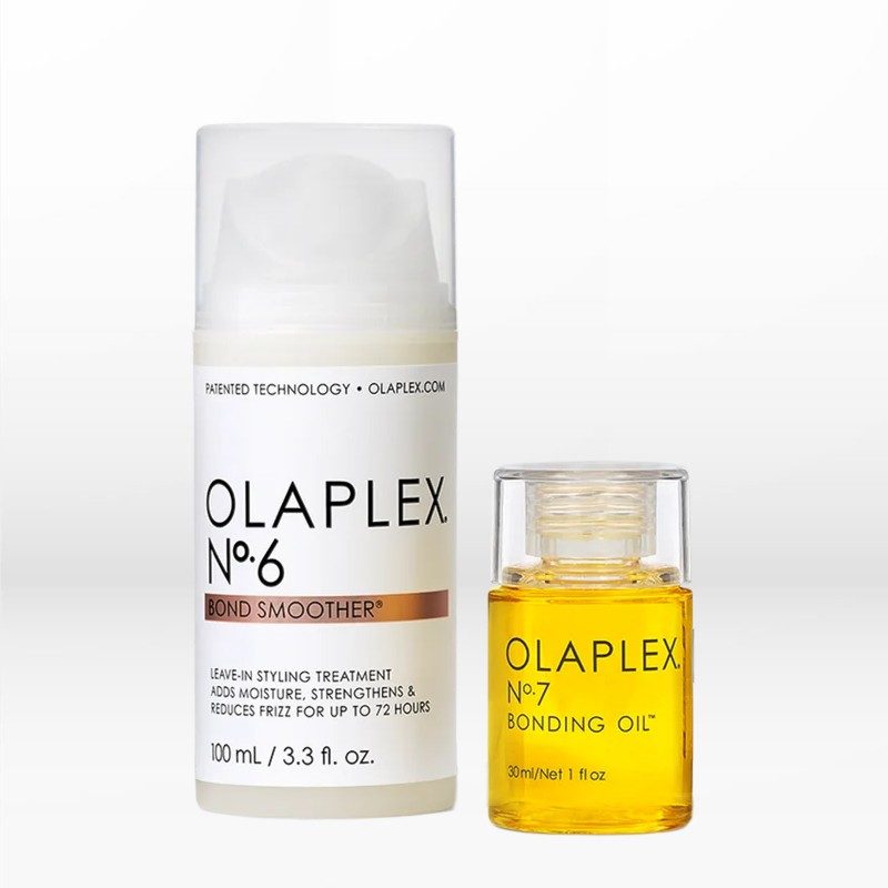 Olaplex Iconic Styling Duo (No6 Bond Smoother 100ml, No7 Bonding Oil 30ml)