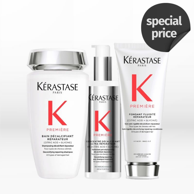 Kérastase Premiere Decalcifiant Trio (Ultra-Reparateur 250ml, Shampoo 250ml, Fondant 200ml)