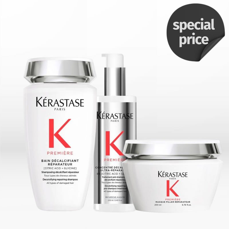 Kérastase Premiere Decalcifiant Reparateur Trio (Ultra-Reparateur 250ml, Shampoo 250ml, Masque 200ml)