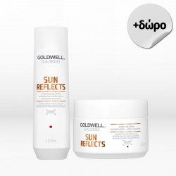 Goldwell Dualsenses Sun Reflects Set (After-Sun Shampoo 250ml, Mask 200ml) ΔΩΡΟ Νεσεσέρ