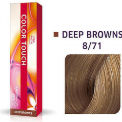 Wella Professionals Color Touch Deep Browns 8/71 Ξανθό Ανοιχτό Καφέ Σαντρέ 60ml