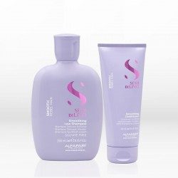 Alfaparf Milano Semi di Lino Smoothing Duo (Shampoo 250ml, Conditioner 200ml)