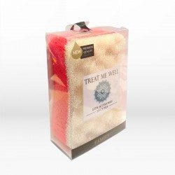 Treat Me Well Bath Sponge Family 2 σε 1