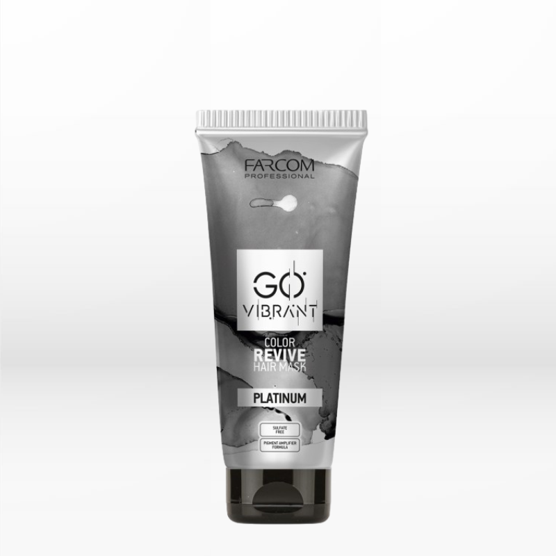 Farcom Professional Go Vibrant Color Revive Hair Mask Platinum 200ml