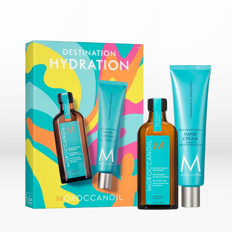 Moroccanoil Destination Hydration (Treatment 100ml, Hand Cream 100ml)