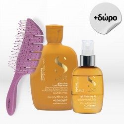 Alfaparf Milano Semi Di Lino Sunshine Sun Set (Low Shampoo 250ml, Oil 125ml)