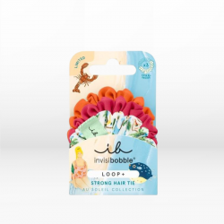 Invisibobble Loop+ Strong Hair Au Soleil Collection Beachy Bliss (3 τεμάχια)