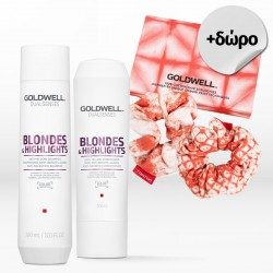 Goldwell Dualsenses Blonde & Highlights Anti-Yellow Set (Shampoo 250ml & Conditioner 200ml)