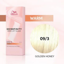 Wella Professionals Shinefinity Zero Lift Glaze 09/3 Base Golden Honey 60ml