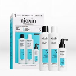 Nioxin System 3 Trial Kit Colored Hair, Light Thinning (Shampoo150ml, Conditioner 150ml, Treatment 50ml)