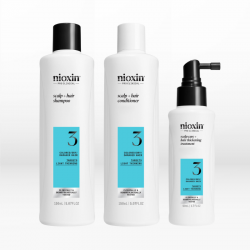 Nioxin System 3 Trial Kit Colored Hair, Light Thinning (Shampoo150ml, Conditioner 150ml, Treatment 50ml)