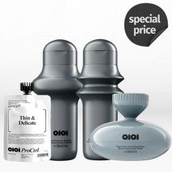 Qiqi Thin & Delicate Treatment Kit (Thin & Delicate Controller 150gr, Shampoo 300ml, Conditioner 300ml, Mask 250ml)