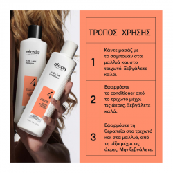 Nioxin System 4 Trial Kit Colored Hair with Progressed Thinning (Shampoo150ml, Conditioner 150ml, Treatment 40ml)