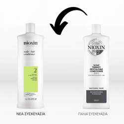 Nioxin System 2 Scalp & Hair Conditioner Step 2 (για Φυσικά Μαλλιά) 1000ml