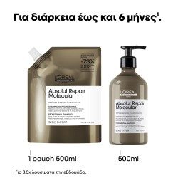 L΄Oreal Professionnel Serie Expert Absolut Repair Molecular Eco Refill Shampoo 500ml