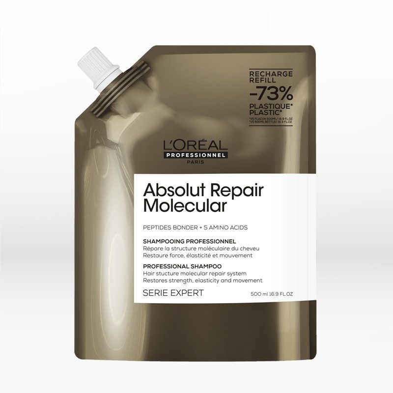 L΄Oreal Professionnel Serie Expert Absolut Repair Molecular Eco Refill Shampoo 500ml