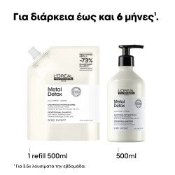 L΄Oreal Professionnel Serie Expert Metal Detox Eco Refill Σαμπουάν 500ml