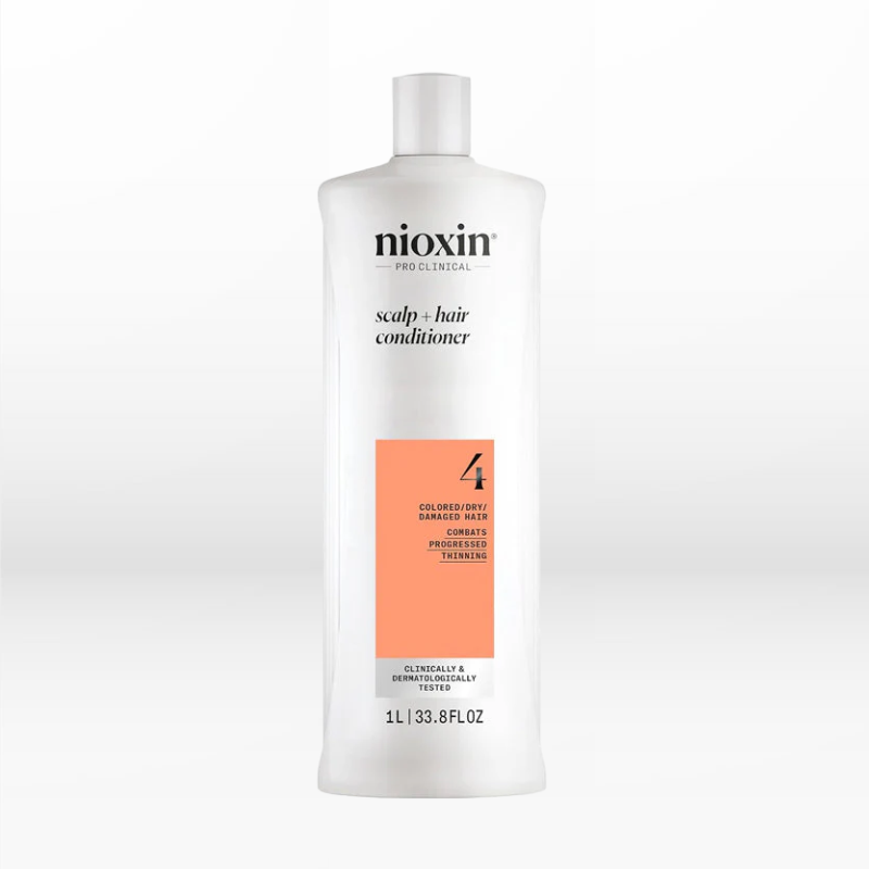 Nioxin System 4 Scalp & Hair Conditioner Step 2 Colored Hair Progressed Thinning 1000ml