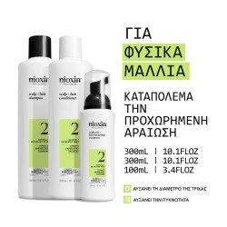 Nioxin System 2 Scalp & Hair Conditioner Step 2 (για Φυσικά Μαλλιά) 1000ml