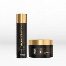 Sebastian Professional Dark Oil Lightweight Set (Shampoo 250ml & Mask 150ml) FREE Dark Oil Conditioner 50ml