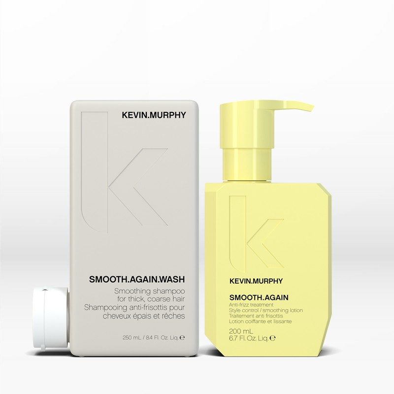 Kevin Murphy Smooth Again Set (Wash Shampoo 250ml, Anti-Frizz Treatment 200ml)