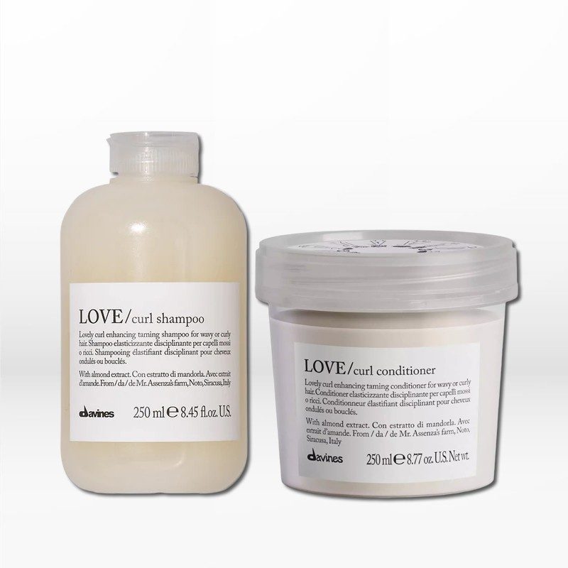 Davines Love Curl Set (Shampoo 250ml, Conditioner 250ml)