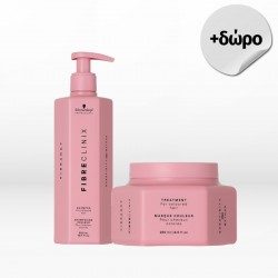 Schwarzkopf Professional Fibre Clinix Vibrancy Set (Shampoo 300ml, Mask 250ml)